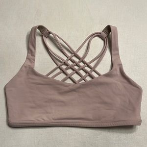 Lululemon Free To Be Wild Sports Bra Baby Pink